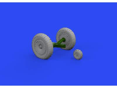 Me 163B wheels 1/48 - Gaspatch Models - zdjęcie 7