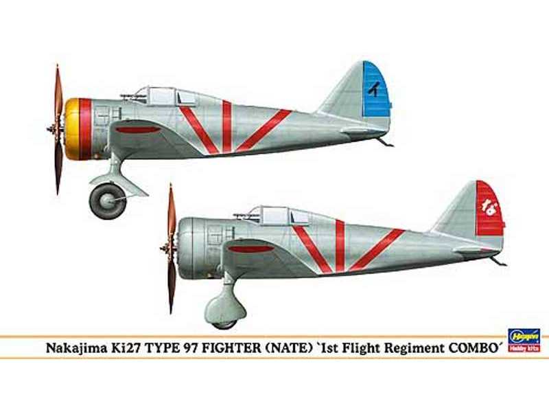 Nakajima Ki27 Type 97 Fighter (Nate) 1st Flight Regiment Combo - zdjęcie 1