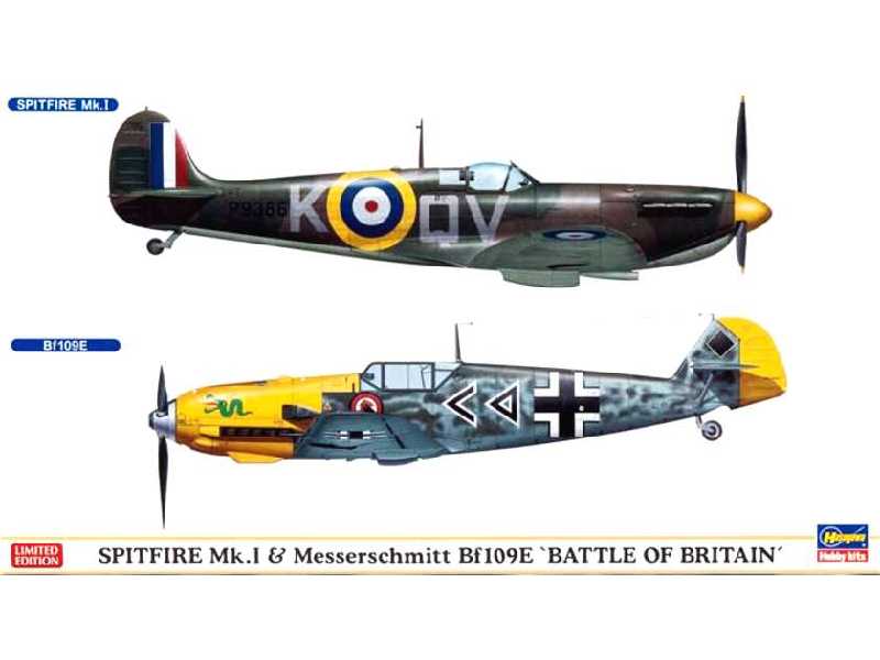 Spitfire Mk.1 & Bf109e - Bitwa O Anglię - 2 Modele - zdjęcie 1