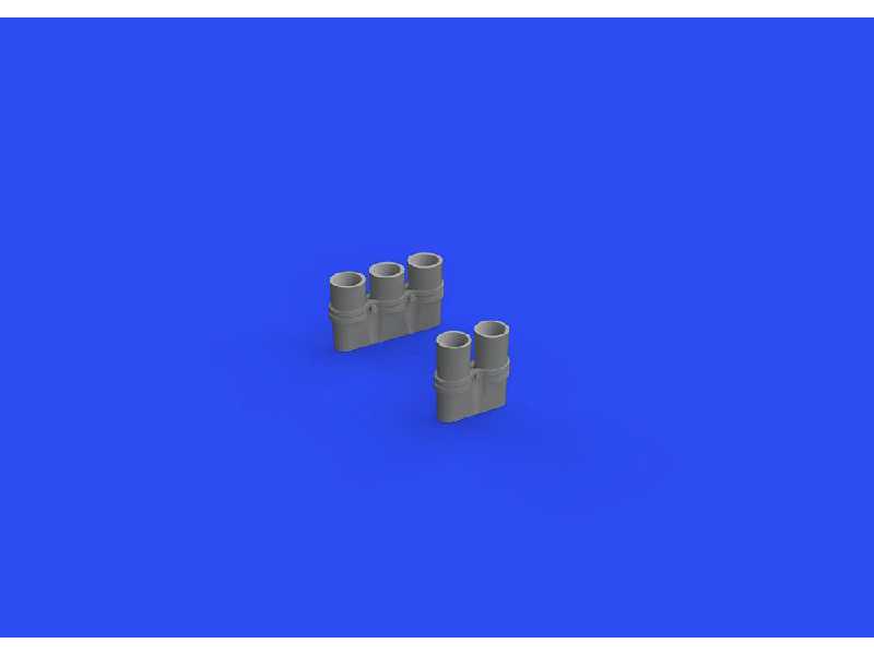 F6F exhaust stacks 1/48 - Eduard - zdjęcie 1 F6F exhaust stacks 1/48 - Eduard - zdjęcie 1