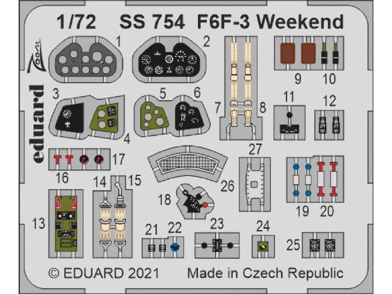 F6F-3 Weekend 1/72 - zdjęcie 1 F6F-3 Weekend 1/72 - zdjęcie 1