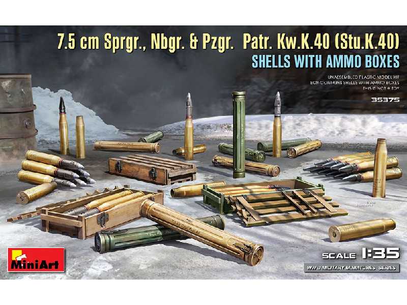 7.5 Cm Sprgr., Nbgr. & Pzgr. Patr. Kw.K.40 (Stu.K.40) łuski - zdjęcie 1 7.5 Cm Sprgr., Nbgr. & Pzgr. Patr. Kw.K.40 (Stu.K.40) łuski - zdjęcie 1