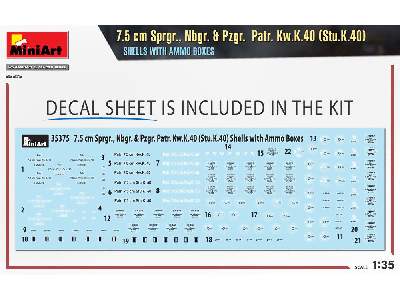 7.5 Cm Sprgr., Nbgr. & Pzgr.  Patr. Kw.K.40 (Stu.K.40)  łuski  - zdjęcie 5