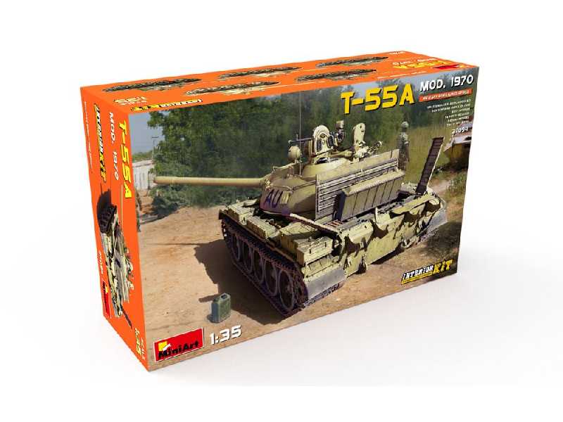 T-55a model 1970 z wnętrzem - zdjęcie 1 T-55a model 1970 z wnętrzem - zdjęcie 1