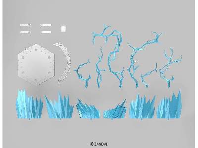Figure Rise Effect - Aura Effect (Blue) (Gundam 84183p) - zdjęcie 5