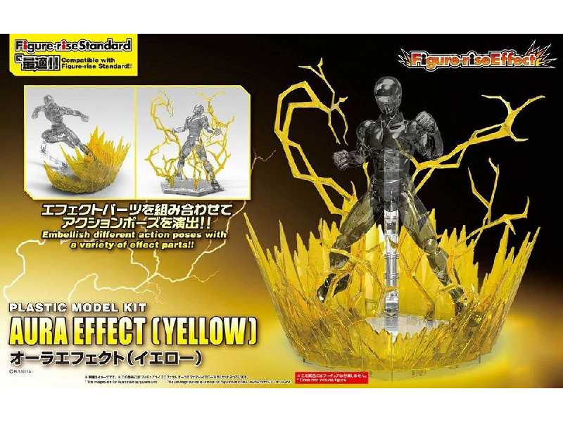 Figure Rise Effect - Aura Effect (Yellow) (Gundam 84184p) - zdjęcie 1 Figure Rise Effect - Aura Effect (Yellow) (Gundam 84184p) - zdjęcie 1