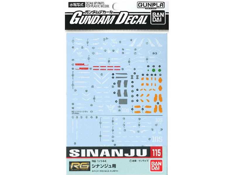 Sinanju 115 (Gundam 80575p) - zdjęcie 1 Sinanju 115 (Gundam 80575p) - zdjęcie 1