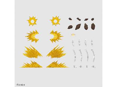 Figure Rise Effect - Blast Wave Yellow (Gundam 82333p) - zdjęcie 3