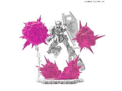 Figure Rise Effect - Burst Effect (Space Pink) (Gundam 85311p) - zdjęcie 5