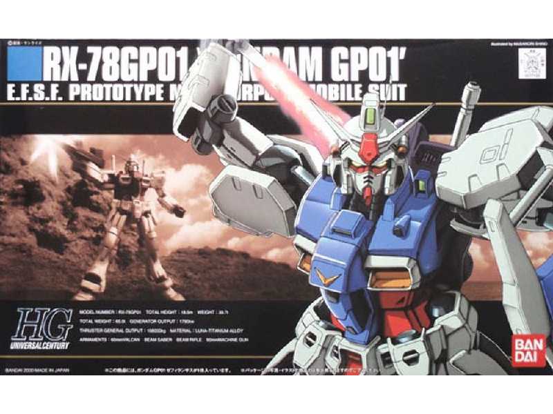 Rx-78gp01 Gundam Gp01 (Gundam 60965) - zdjęcie 1 Rx-78gp01 Gundam Gp01 (Gundam 60965) - zdjęcie 1