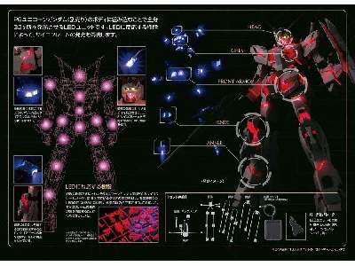 Rx-0 Unicorn Gundam Led Unit (Gundam 80402p) - zdjęcie 2