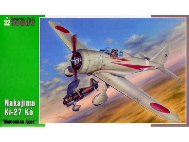 Nakajima Ki-27 Ko Nomonhan Aces - zdjęcie 1 Nakajima Ki-27 Ko Nomonhan Aces - zdjęcie 1