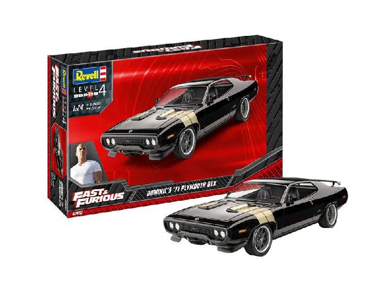 Fast & Furious - Dominics 1971 Plymouth GTX - zestaw podarun - zdjęcie 1 Fast & Furious - Dominics 1971 Plymouth GTX - zestaw podarun - zdjęcie 1