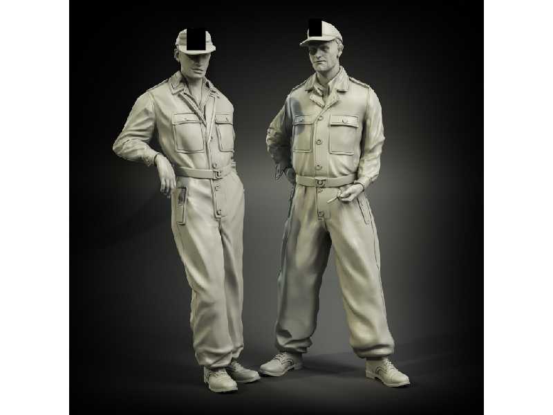 Waffen-SS Cammo Overall Tankers Set - zdjęcie 1 Waffen-SS Cammo Overall Tankers Set - zdjęcie 1