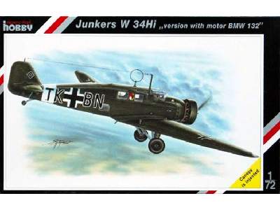 Junkers W 34 Hi version with motor BMW 132 - zdjęcie 1