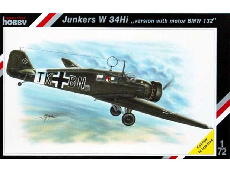 Junkers W 34 Hi version with motor BMW 132 - zdjęcie 1