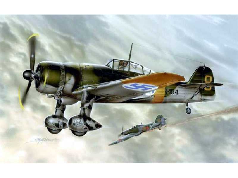 Fokker D.XXI 4.Sarja Slots less wing - zdjęcie 1 Fokker D.XXI 4.Sarja Slots less wing - zdjęcie 1