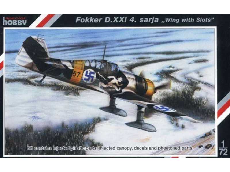 Fokker D.XXI 4.Sarja Wing with slots - zdjęcie 1 Fokker D.XXI 4.Sarja Wing with slots - zdjęcie 1