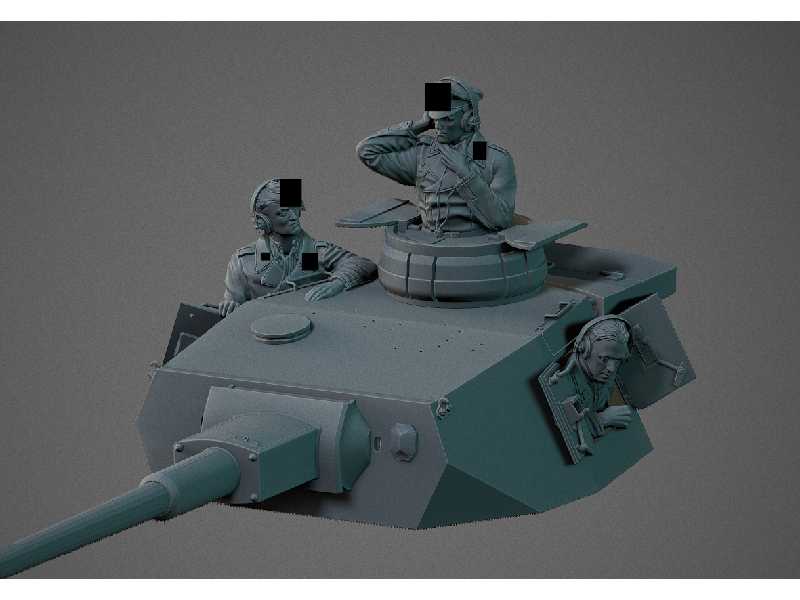 German Panzerjacke Turret Crew (Pziii & Pziv Tanks) - zdjęcie 1 German Panzerjacke Turret Crew (Pziii & Pziv Tanks) - zdjęcie 1