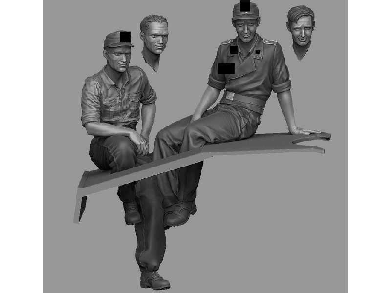 Stug Crew At Rest Set - zdjęcie 1 Stug Crew At Rest Set - zdjęcie 1