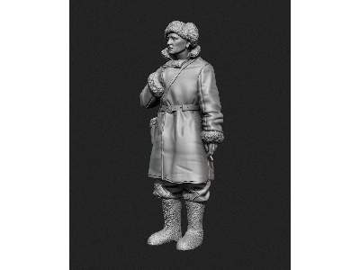 Soviet Tank Officer In Sheepskin Coat No.1 - zdjęcie 1