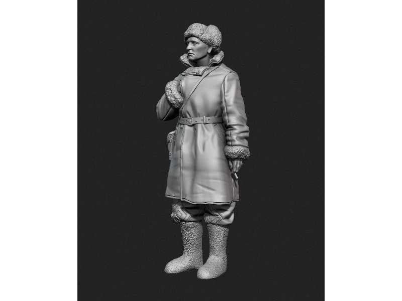 Soviet Tank Officer In Sheepskin Coat No.1 - zdjęcie 1 Soviet Tank Officer In Sheepskin Coat No.1 - zdjęcie 1