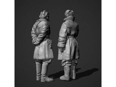 Soviet Tank Officers In Sheepskin Coat Set - zdjęcie 2