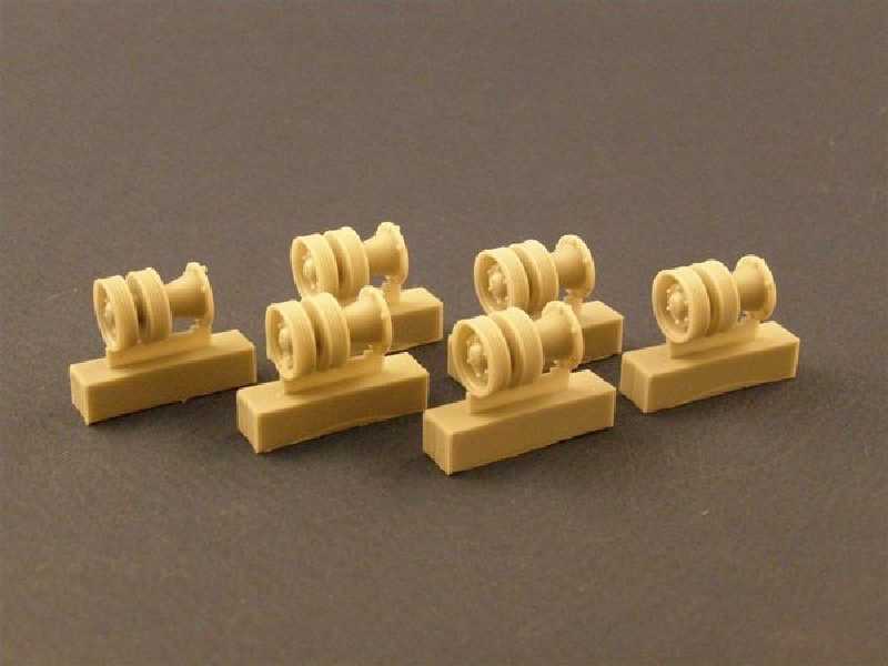 Burn Out Return Rollers For Kv I/Ii Tanks - zdjęcie 1