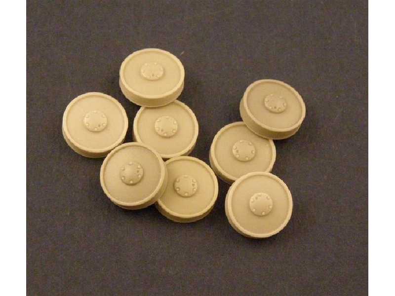 Burn Out Wheels For Pz Ii/Marder Ii - zdjęcie 1 Burn Out Wheels For Pz Ii/Marder Ii - zdjęcie 1