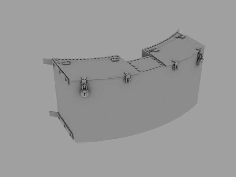 Stowage Bin For Tiger I Tank (Kursk Battle) - zdjęcie 1 Stowage Bin For Tiger I Tank (Kursk Battle) - zdjęcie 1