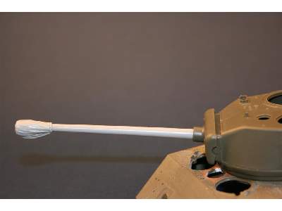 M1 76mm Barrel With Canvas Cover For M4 Sherman Tank - zdjęcie 2