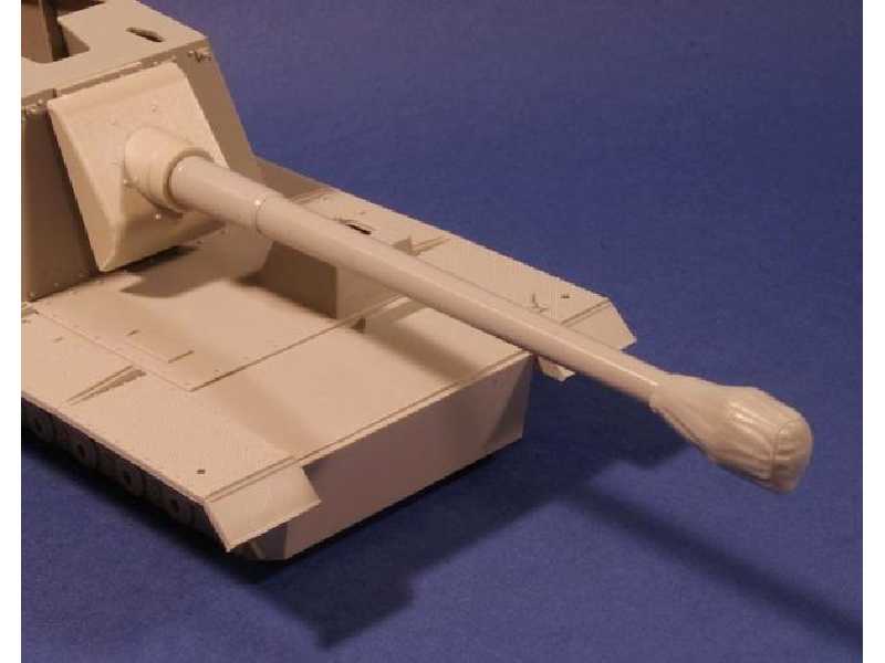 Kanone 40 Barrel With Canvas Cover Tank Destroyer Sturer Emil - zdjęcie 1 Kanone 40 Barrel With Canvas Cover Tank Destroyer Sturer Emil - zdjęcie 1