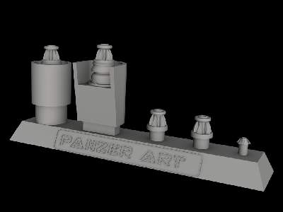 German Command Vehicles Antenna Set - zdjęcie 4