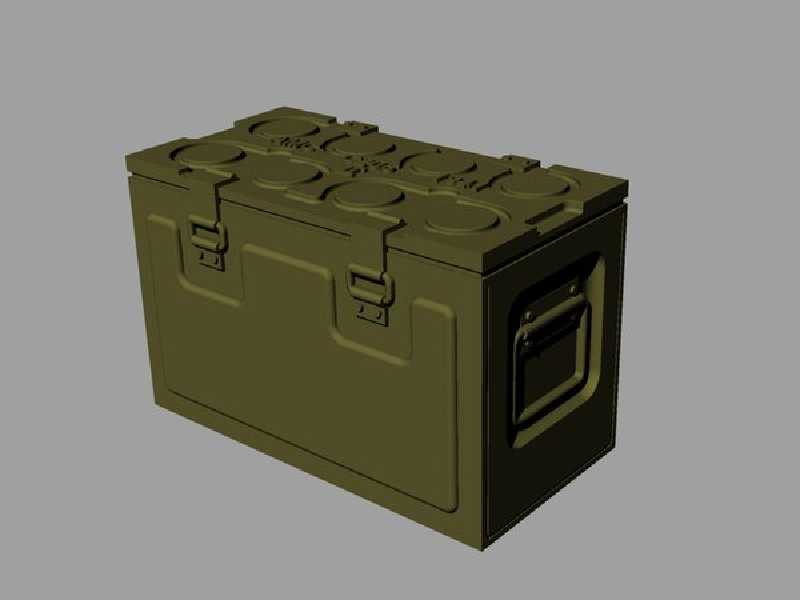 C206 British Ammo Boxes (25 Pdr Gun) - zdjęcie 1 C206 British Ammo Boxes (25 Pdr Gun) - zdjęcie 1
