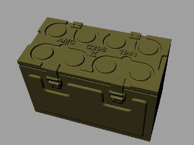 C206 British Ammo Boxes (25 Pdr Gun) - zdjęcie 3