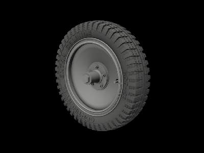Road Wheels For Flak/Nebelwerfer Trailers (Gelande Pattern) - zdjęcie 2