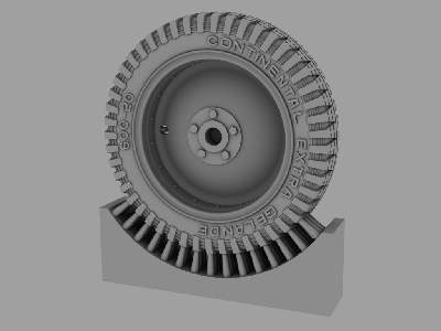 Road Wheels For Flak/Nebelwerfer Trailers (Gelande Pattern) - zdjęcie 3