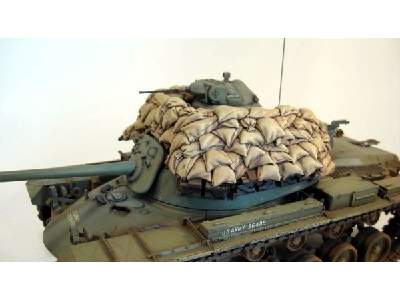 Sand Armor & Wood Screens For M48 Tanks - zdjęcie 1