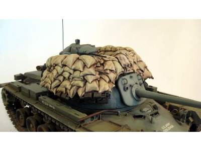 Sand Armor & Wood Screens For M48 Tanks - zdjęcie 2