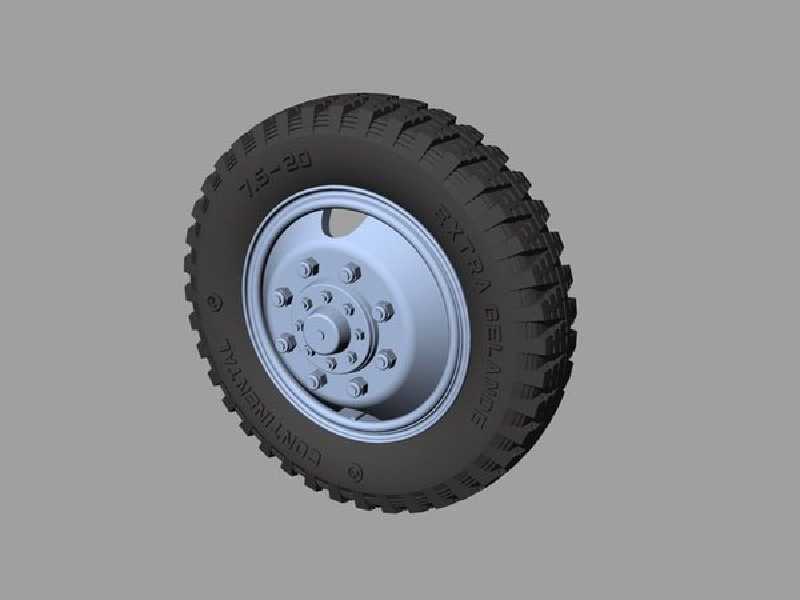 Mercedes Lg 3000 Road Wheels (Gelande Pattern) - zdjęcie 1 Mercedes Lg 3000 Road Wheels (Gelande Pattern) - zdjęcie 1