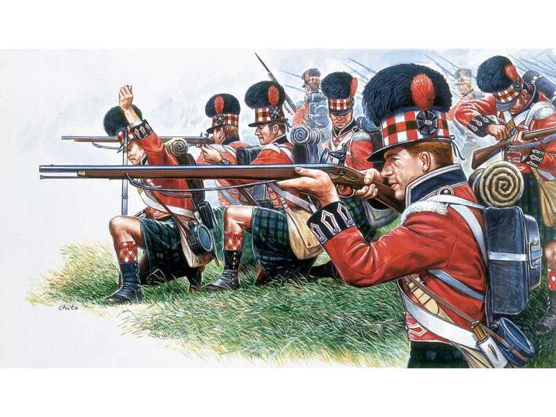 Figurki Szkocka piechota - Hightlander Infantry - zdjęcie 1 Figurki Szkocka piechota - Hightlander Infantry - zdjęcie 1