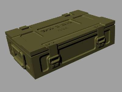 Ammo Boxes For 25pdr (He And At Pattern - zdjęcie 1