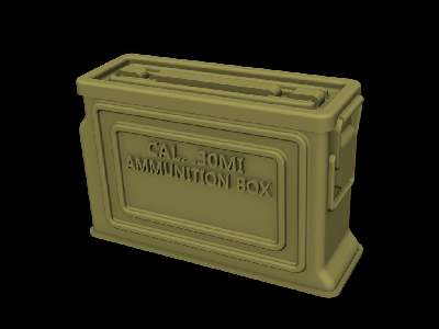 US Ammo Boxes For 0,3 Ammo (Metal Patern) - zdjęcie 2