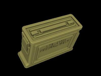 US Ammo Boxes For 0,3 Ammo (Metal Patern) - zdjęcie 3