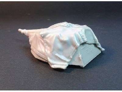 Panhard 178 Turret With Zeltbahn Camouflage Net - zdjęcie 4