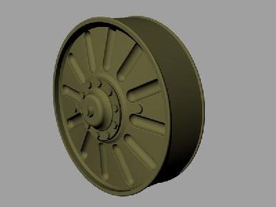 Burn Out Wheels For Bmp-1/2 - zdjęcie 1