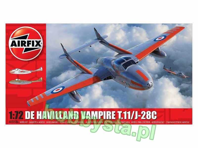 De Havilland Vampire T.11 - zdjęcie 1 De Havilland Vampire T.11 - zdjęcie 1