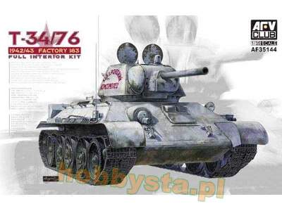 T-34/76 1942/43 fabryka nr 183 - model z wnętrzem - zdjęcie 1