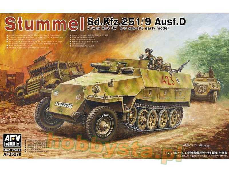 Sd.Kfz. 251/9 Ausf. D Stummel - wczesny typ - zdjęcie 1 Sd.Kfz. 251/9 Ausf. D Stummel - wczesny typ - zdjęcie 1