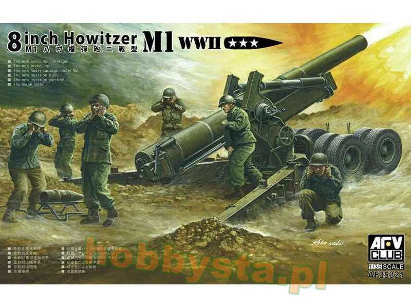 M1 - amerykańska haubica 8 cali - II Wojna Światowa - zdjęcie 1 M1 - amerykańska haubica 8 cali - II Wojna Światowa - zdjęcie 1